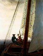 Caspar David Friedrich On the Sailing Boat china oil painting reproduction